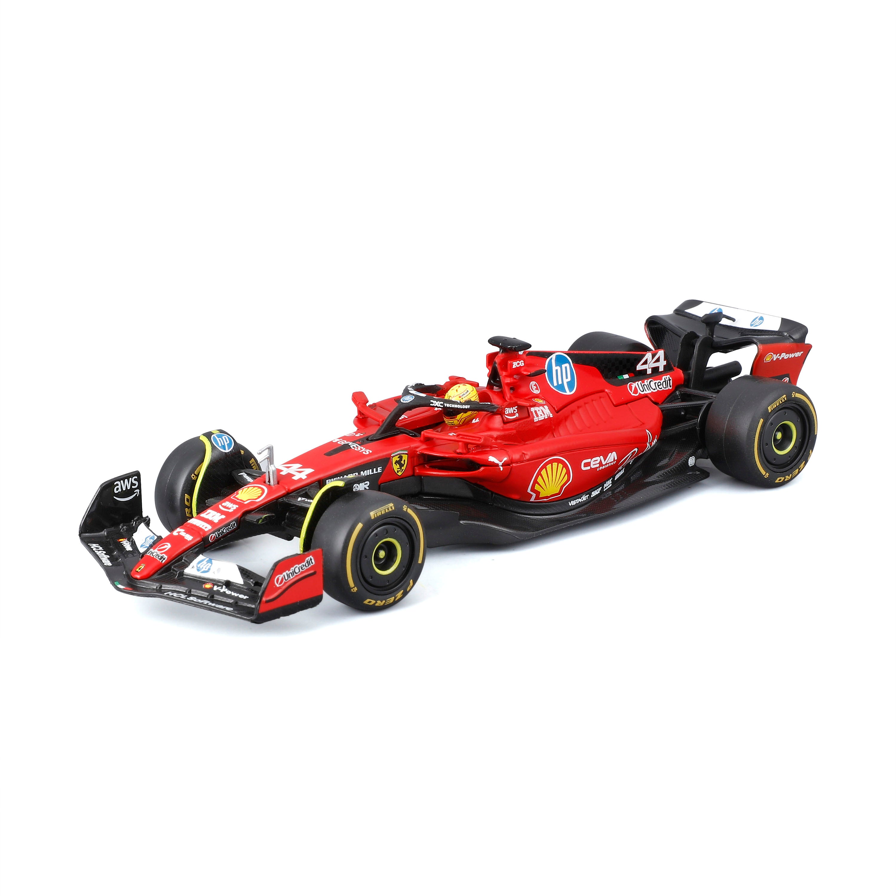 bburago-formula-1-ferrari-sf-23-hamilton-modellauto-1-43-test image 1