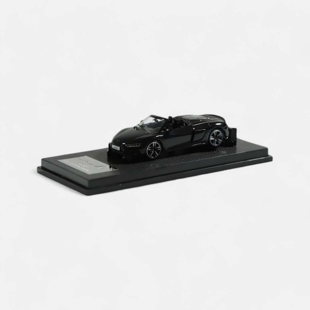 nzg-audi-r8-spyder-1-64-schwarz-vitrine-sportwagen image 1